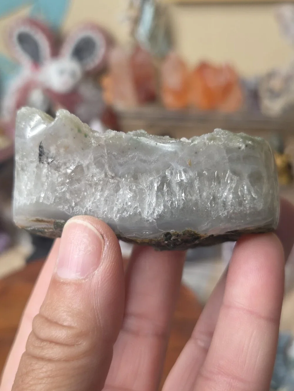 Green Amethyst Freeform 2.5x2.5 (Attracts Abundance)